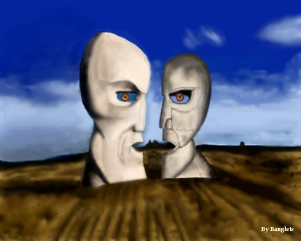 Drawing of Pink Floyd, The Division Bell