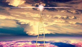 Photomontage Stairway to heaven