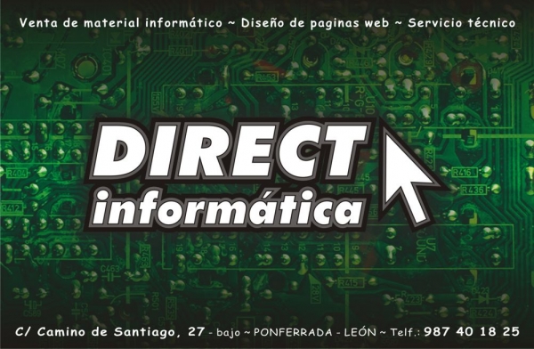 Diseño de anuncio Direct Informática