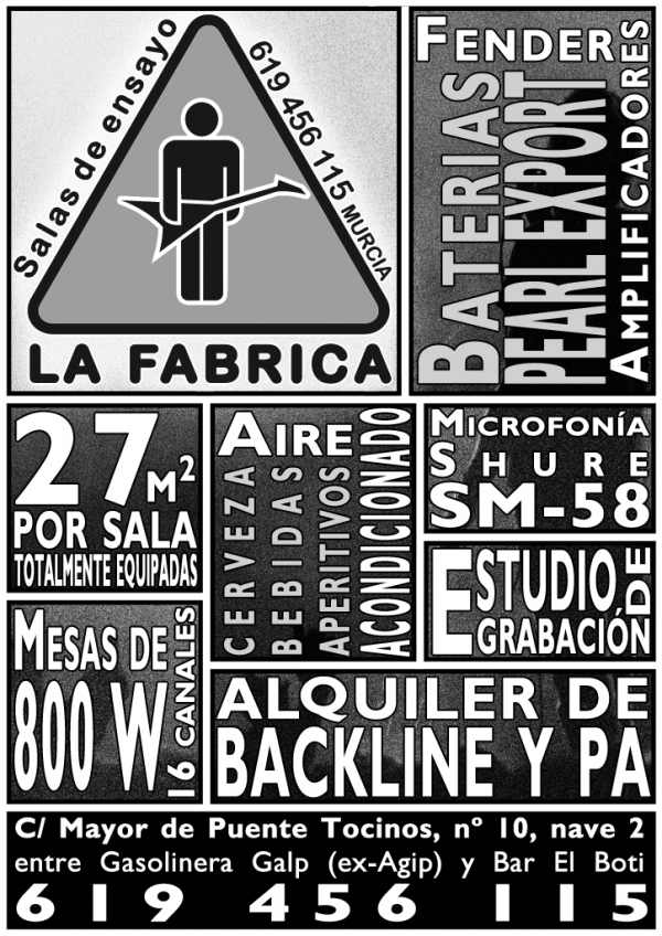 Flyer design for La Fabrica