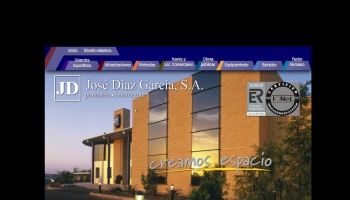 Diseño web de la página José Díaz García